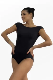 Frente Collant Ana preto clássico e sofisticado, Lucia Caliman