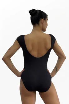 Costas Frente Collant Ana preto clássico e sofisticado, Lucia Caliman