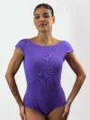 Frente Collant Ana roxo vibrante e estiloso, Lucia Caliman